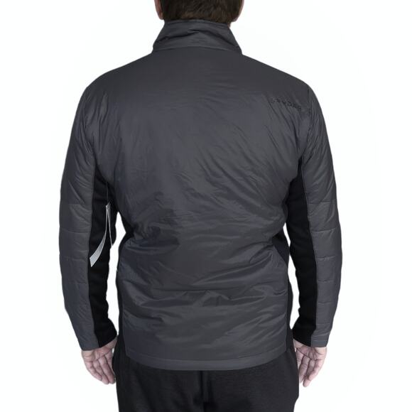 SPYDER Stealth Full Zip Hybrid ThermaWEB lightweight puffer jacket in polar Sz L - Picture 3 of 10